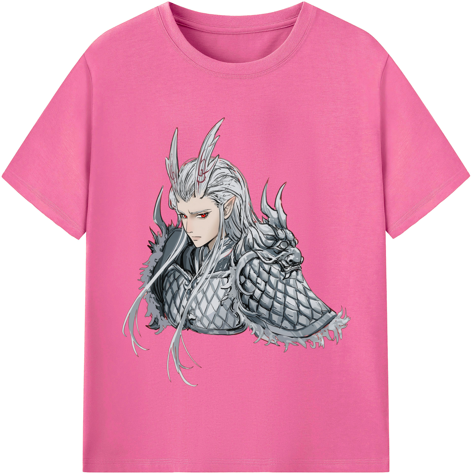 （画像用） Ne Zha 2 ナタ 魔童の大暴れ レディースカジュアルプリントTシャツ（綿100％）